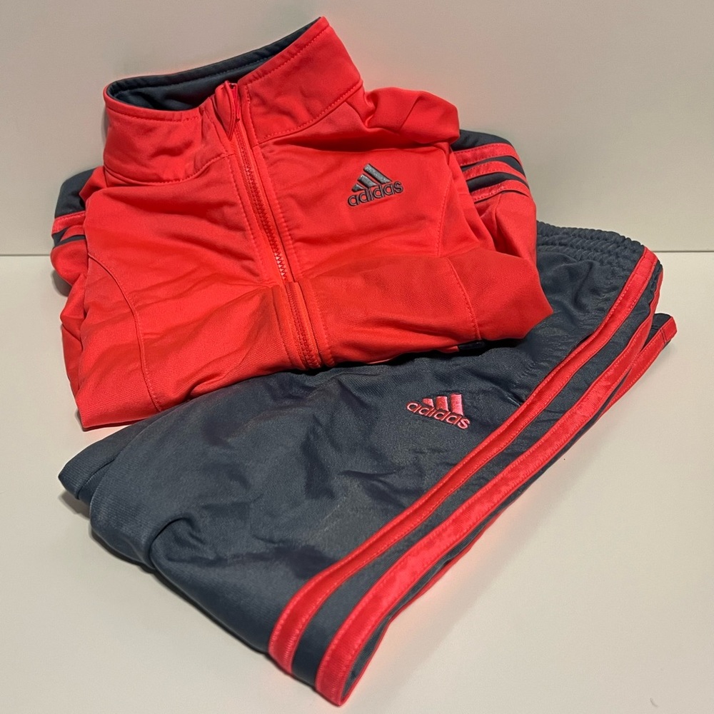 Girls Adidas tracksuit
